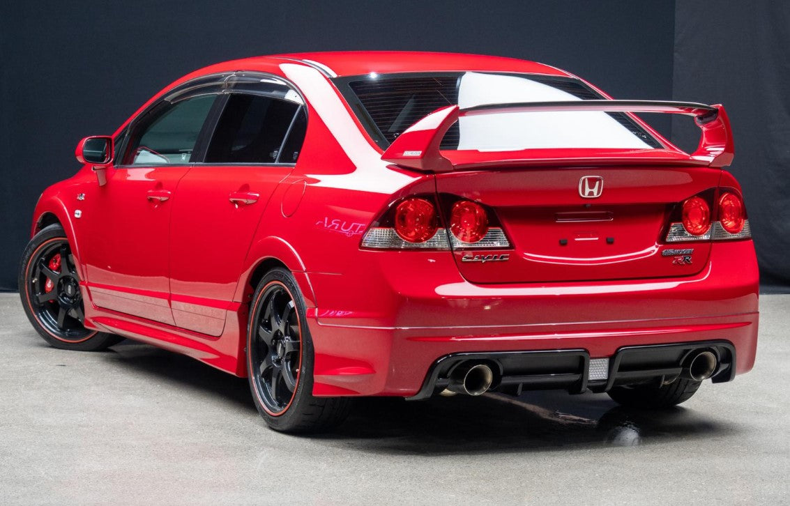 RR Aluminium Emblem Badge Red & Black for Honda Mugen