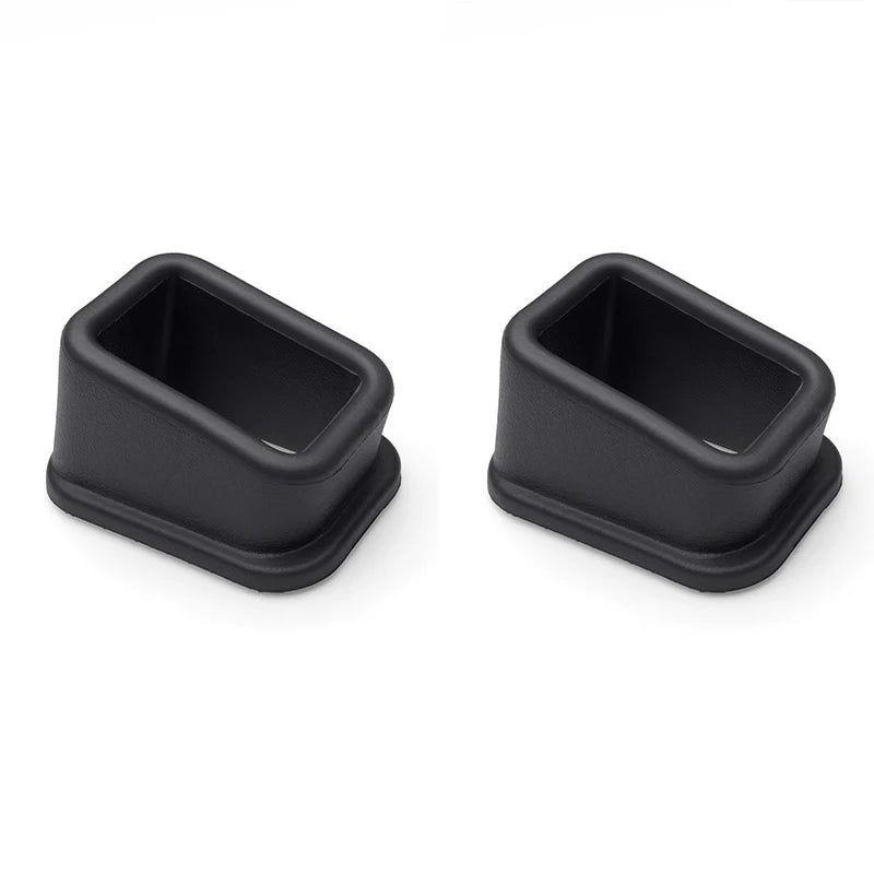 SEAMETAL 2PCS Car Seat Belt Buckle Holder Cover Anti Scratch Full Wrap Protector