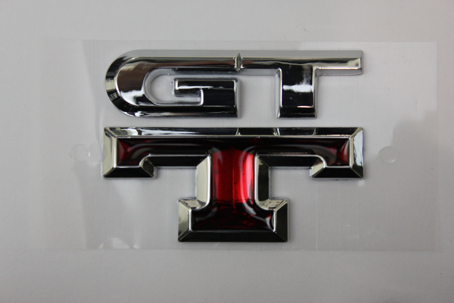 GTT Badge Emblem Silver & Red for Nissan Skyline R32 R33 R34 R35 GT