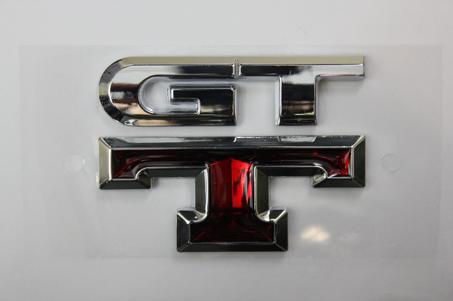 GTT Badge Emblem Silver & Red for Nissan Skyline R32 R33 R34 R35 GT