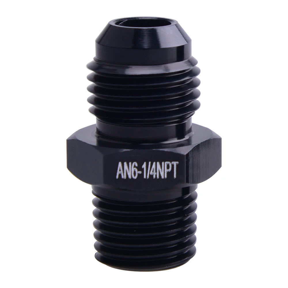 Universal 6AN AN6 to M10 M12x1.25/1.5 AN6 TO m16 M14x1.5 AN6 TO 1/4 3/8 1/2 npt