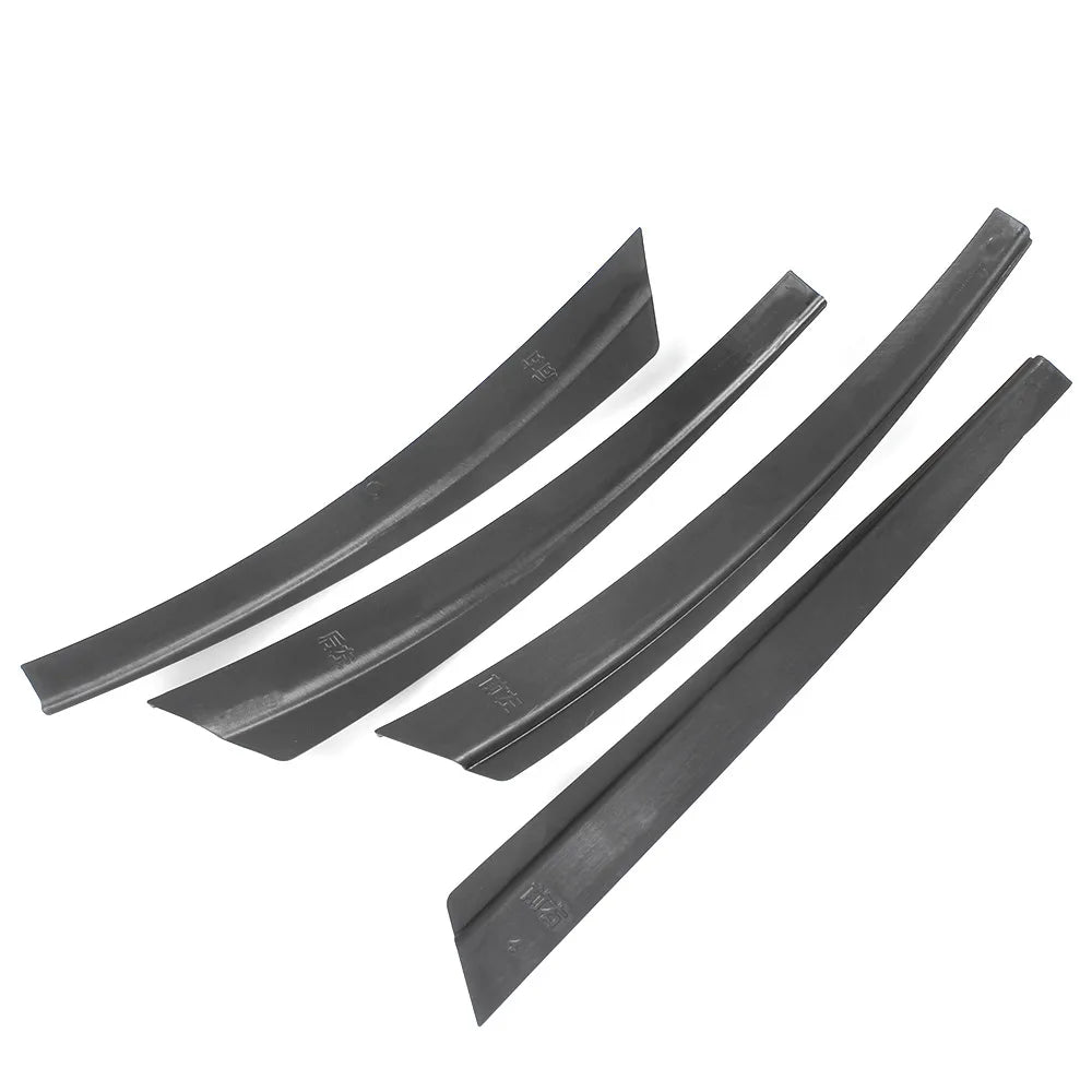 Black Wheel Arch Fender Splash Guards for Tesla Model Y Mud Flaps Protector Set