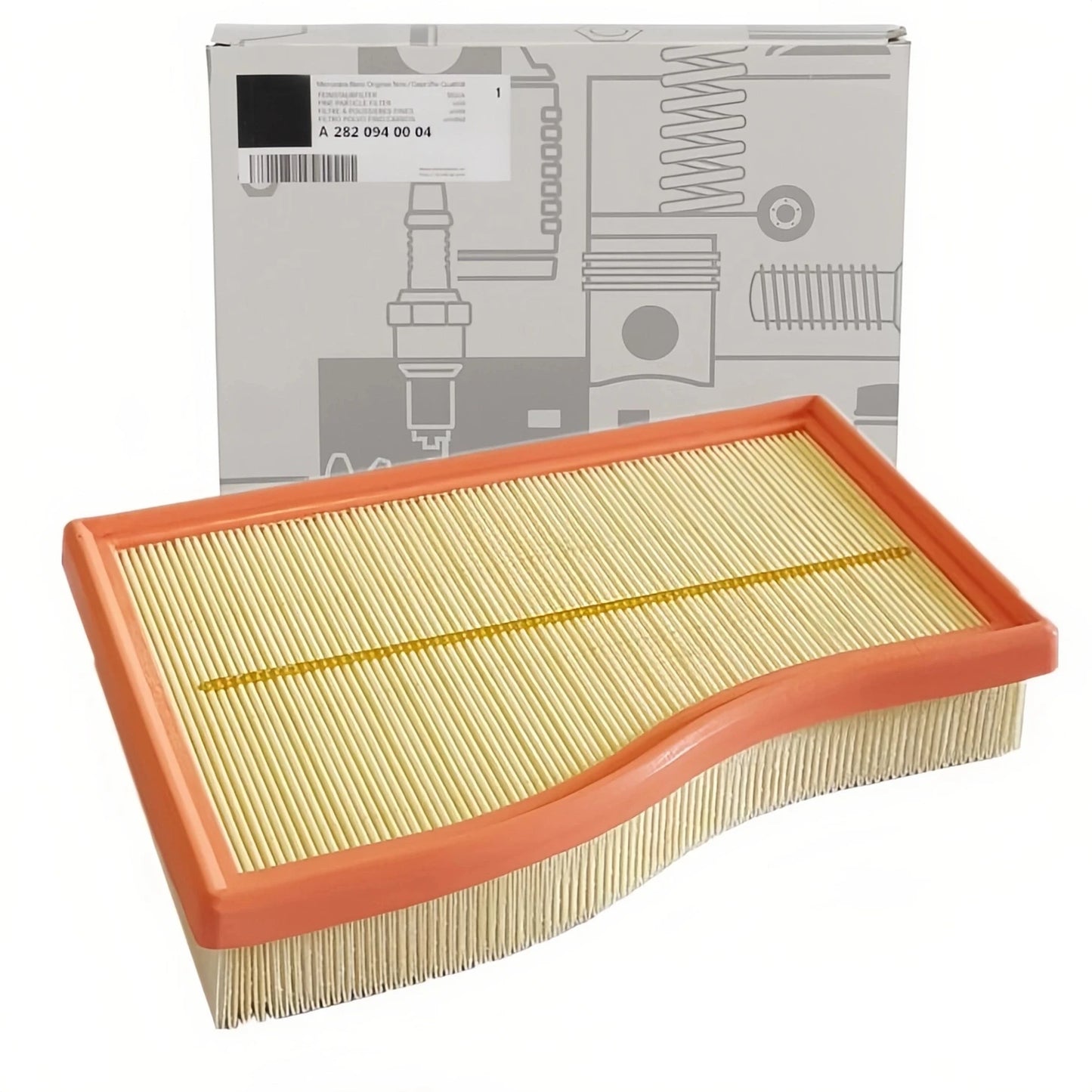 Engine Air Filter & Cabin Air Filter Set for Mercedes-Benz A-B Class, CLA&GLA 2019–24