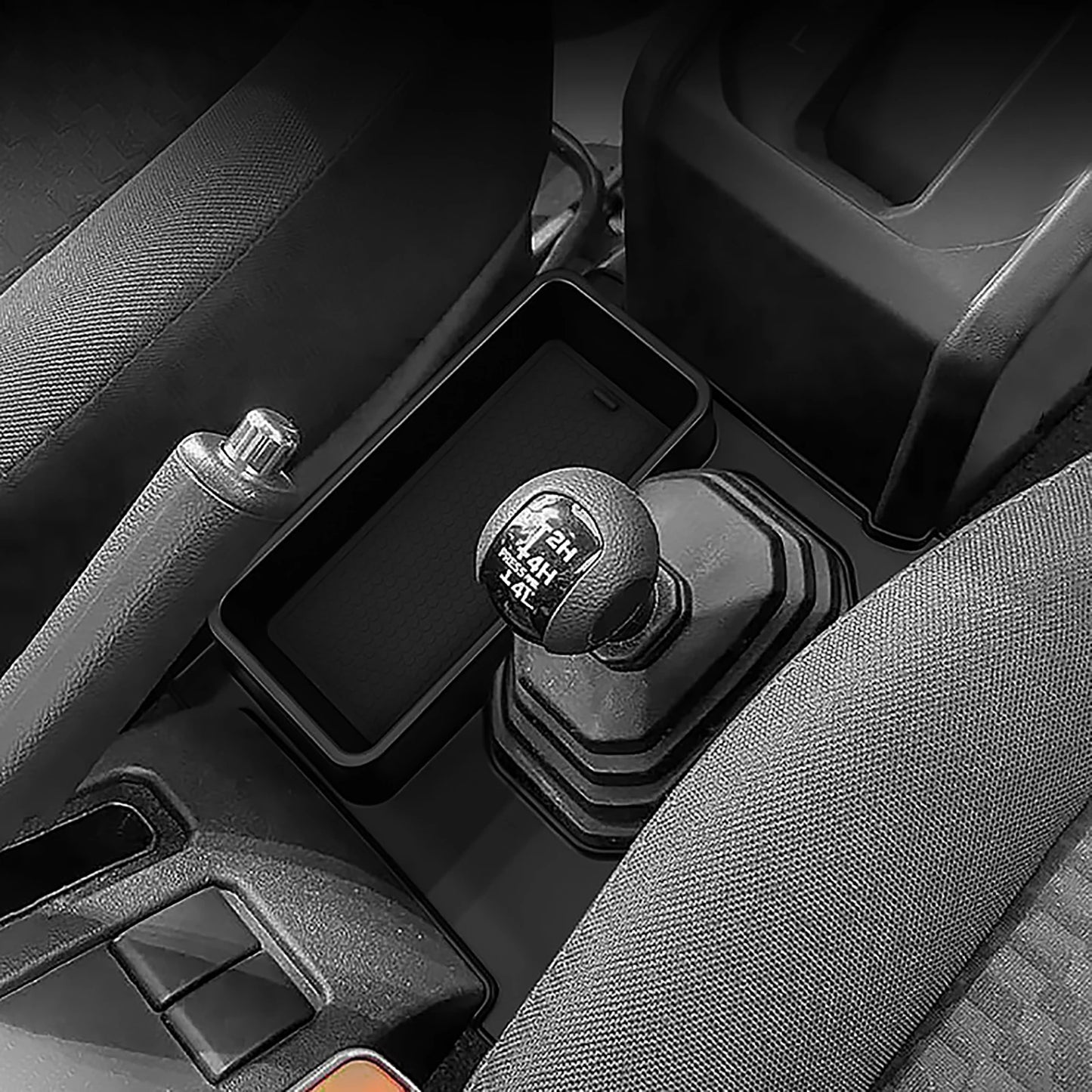 Gear Shift Storage Organizer Tray with Cup Holder for Suzuki Jimny 2024–2026