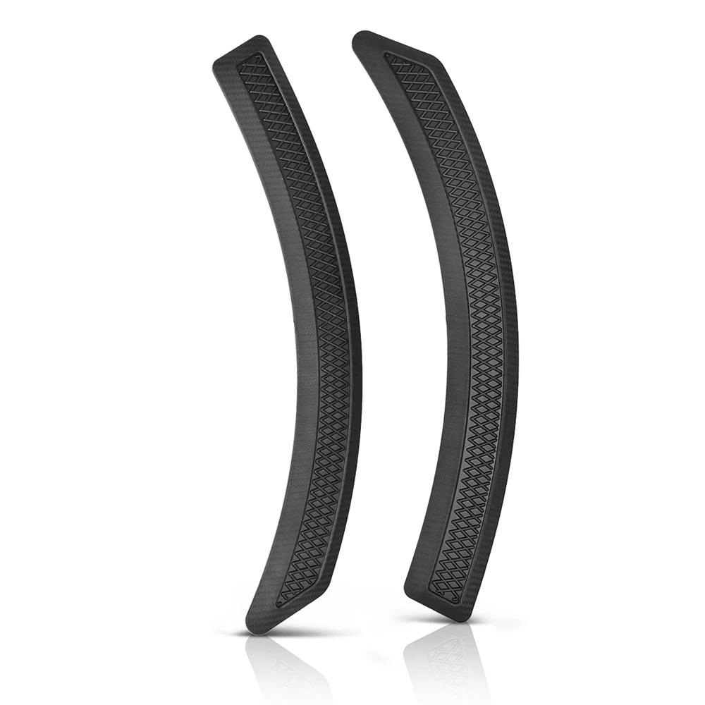 Matte Black Carbon Style Fender Vent Trim For Mitsubishi Lancer Ralliart 2008-2015