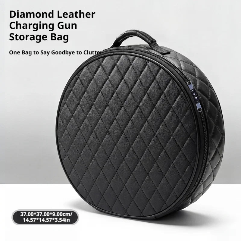 SEAMETAL Car Trunk Organizer Storage Bag Waterproof Shockproof EV Charger Cable Case