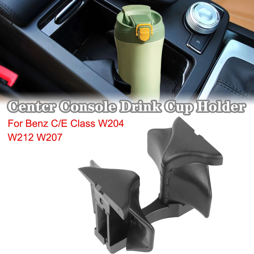 Center Armrest Cup Holder for Mercedes-Benz C-Class W204 & E-Class W212 W207