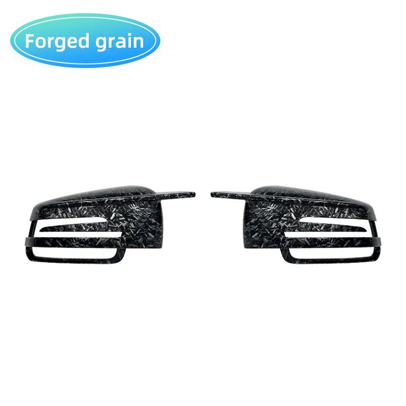 Gloss Black Side Mirror Cover Caps for Mercedes-Benz A B C E S CLA GLA GLK Class