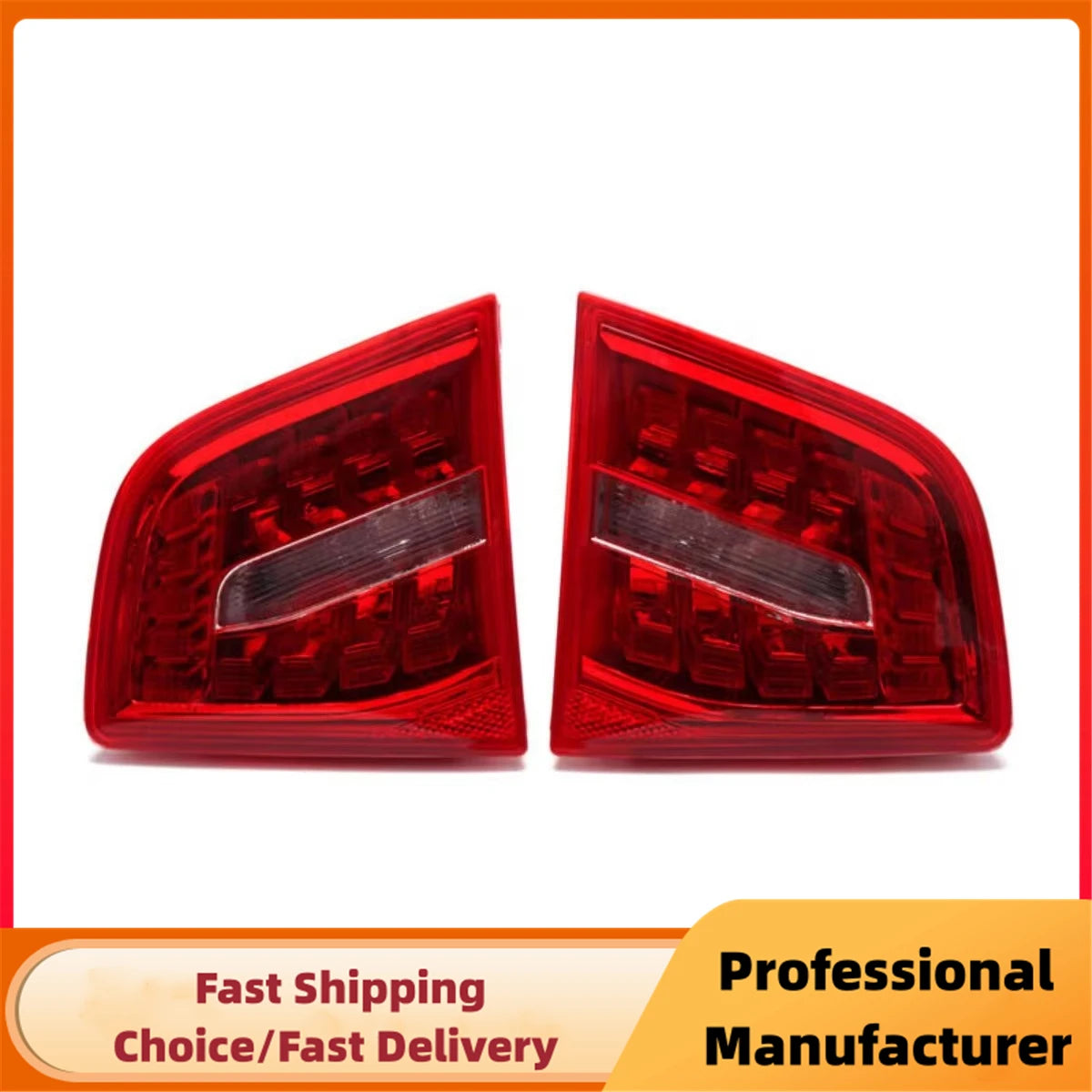 LED Tail Light Assembly for Audi A6 C6 S6 RS6 Saloon Sedan 2009–2011