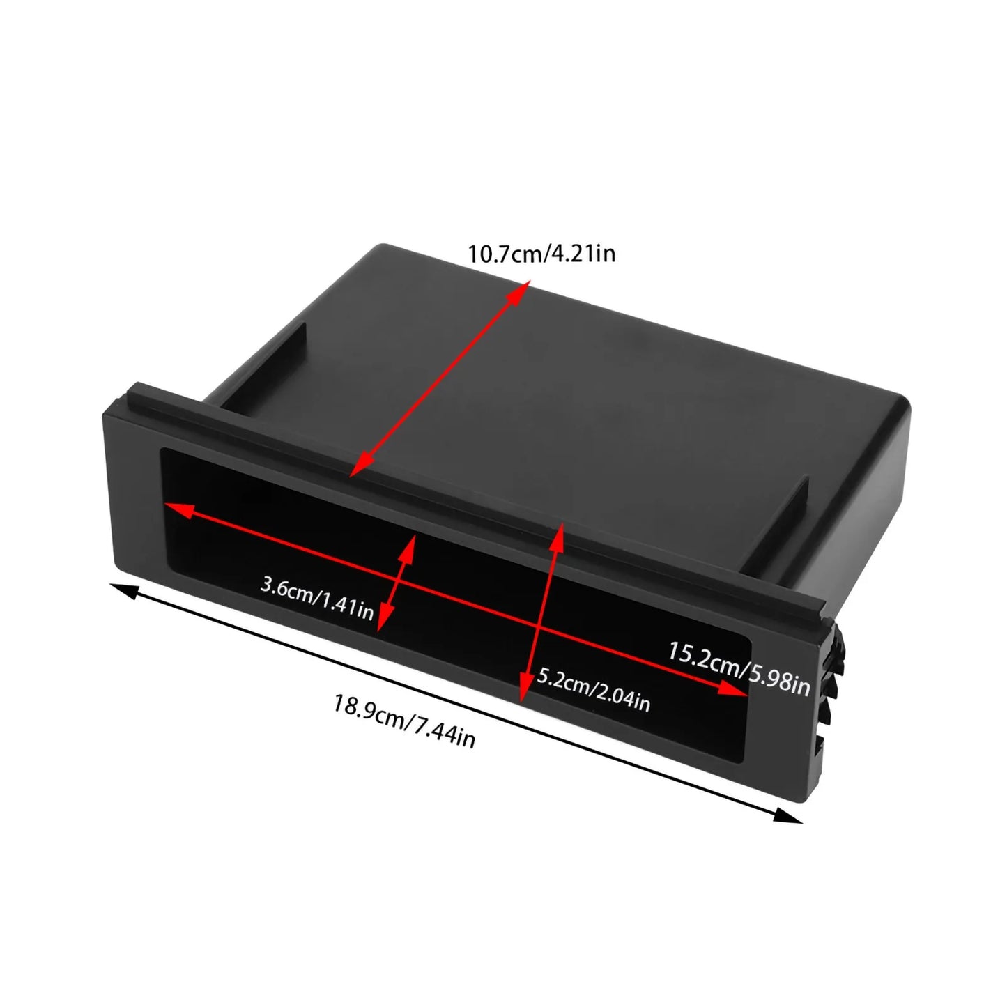 1 DIN Car Stereo Dashboard Storage Pocket Organizer for Chevrolet Cruze Coupe