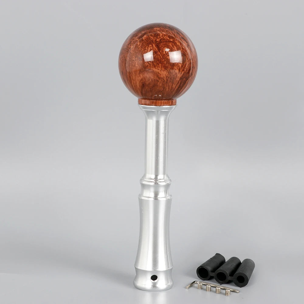 Peach Wood Look Gear Shift Knob Extender Manual Shifter Lever Extension Universal
