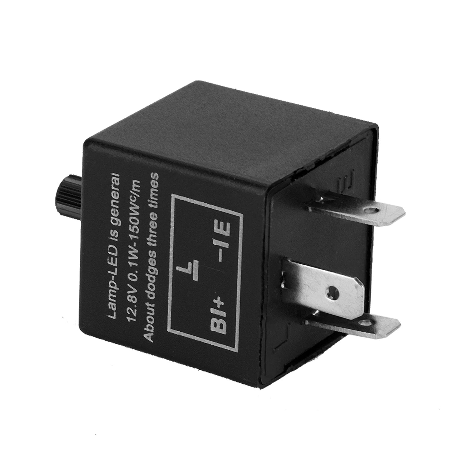 12V 3-Pin Adjustable LED Turn Signal Flasher Relay Electronic Blinker Relay Fix