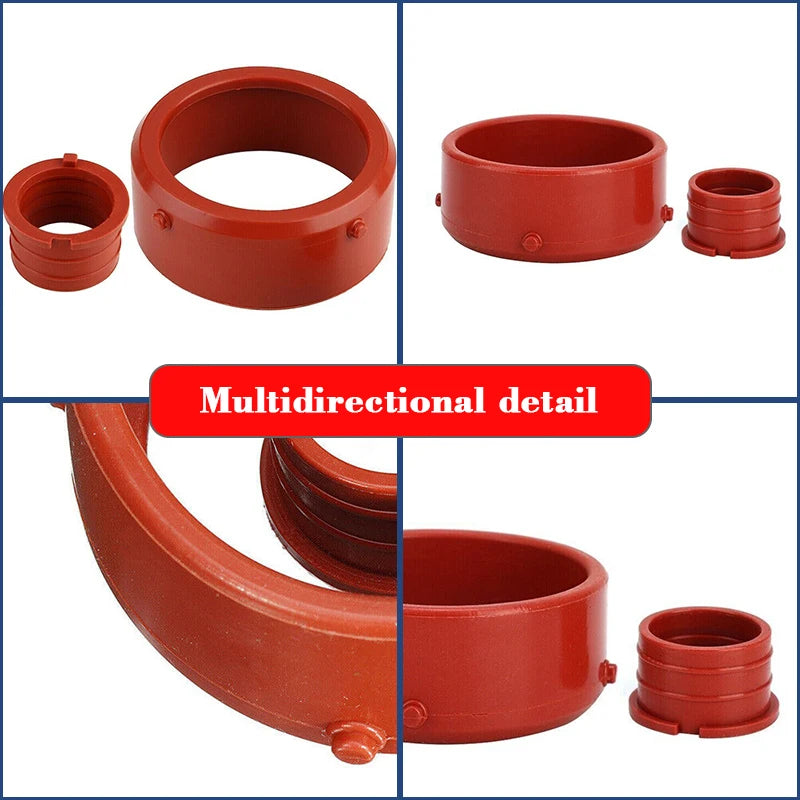 Red Turbo Breather Intake Seal for Jeep Grand Cherokee WK Commander