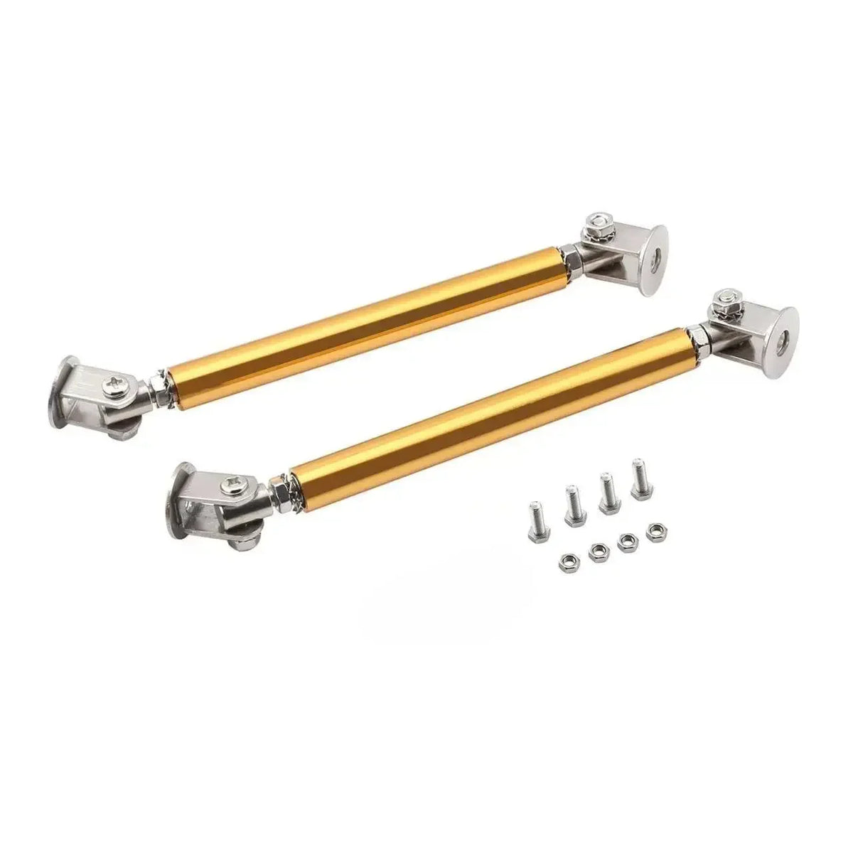 Universal Adjustable Bumper Lip Splitter Support Rods 100 150 200mm Car Kit
