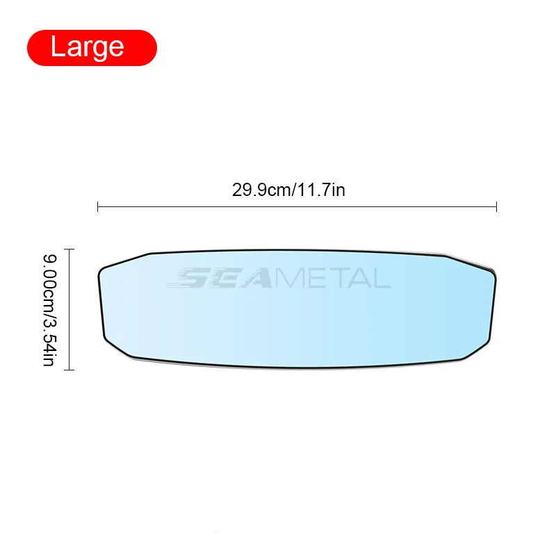 Wide Angle Convex Interior Rearview Mirror Anti-Glare Baby & Child Seat Monitor