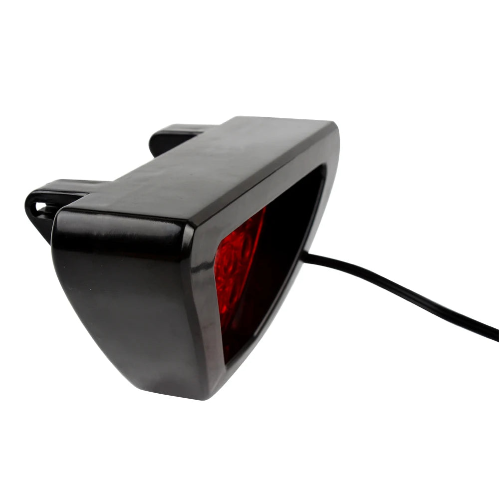 Universal LED Triangle Tail Light Red Brake, Tail & Rear Fog Lamp