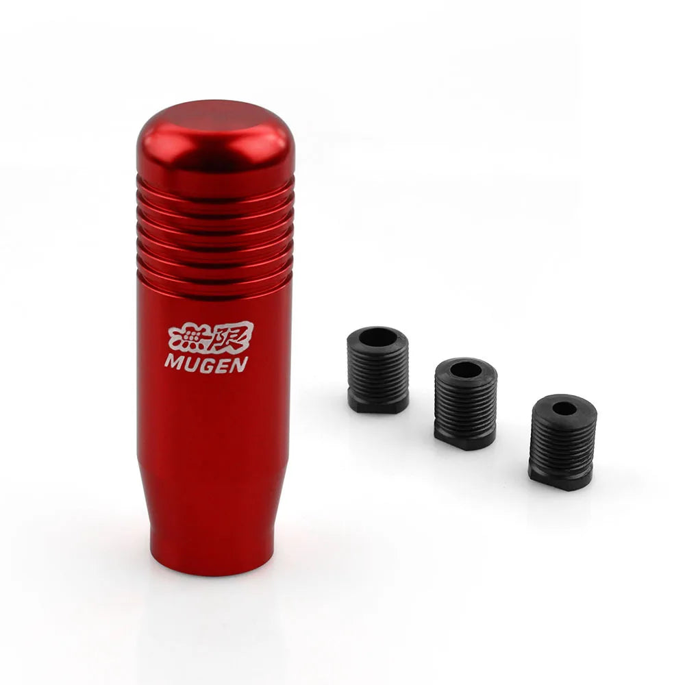 MUGEN Style 8.5cm Aluminum Manual Gear Shift Knob Universal Car Shifter Lever