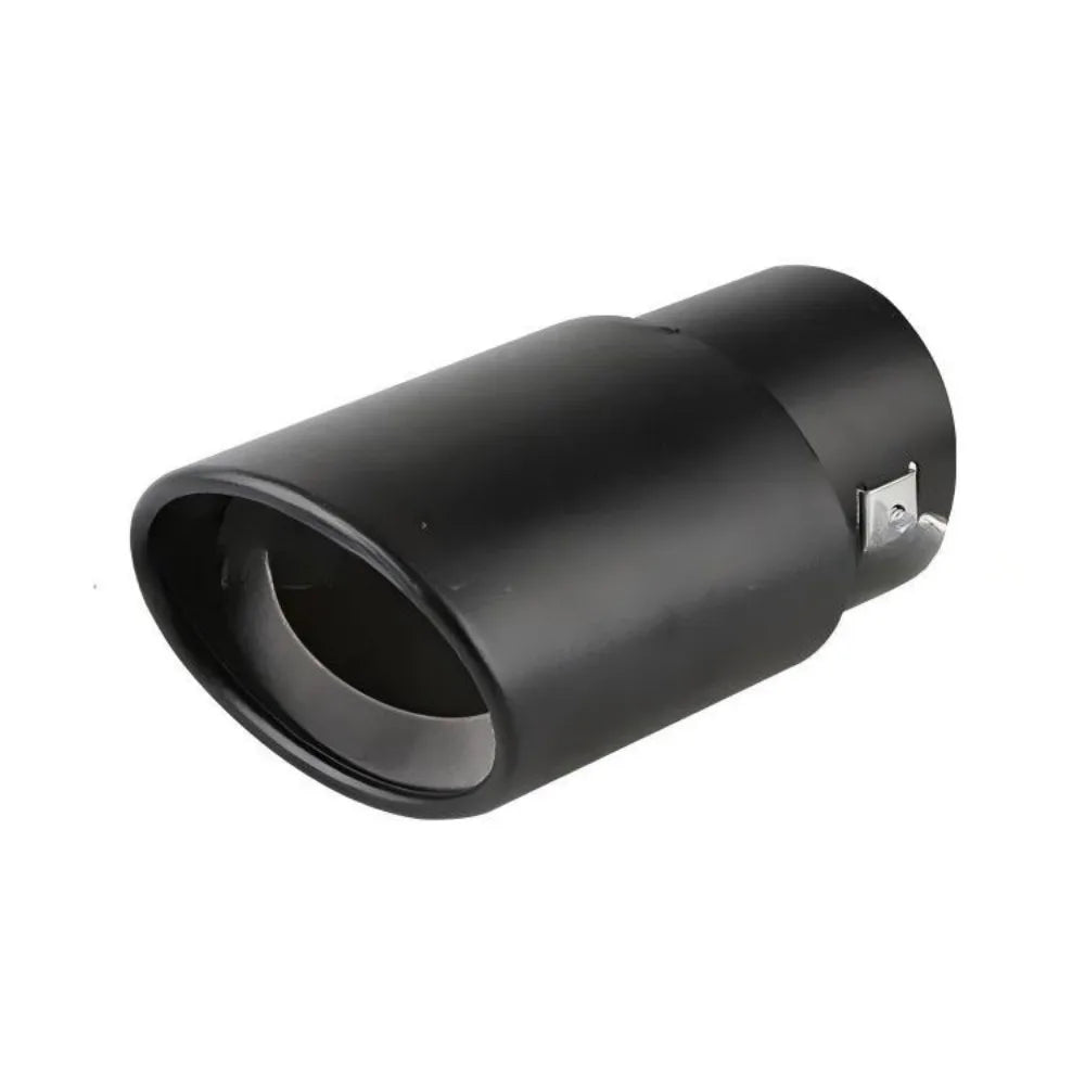 2.5" Stainless 63mm Inlet Steel Chrome Exhaust Muffler Tip Tail Pipe