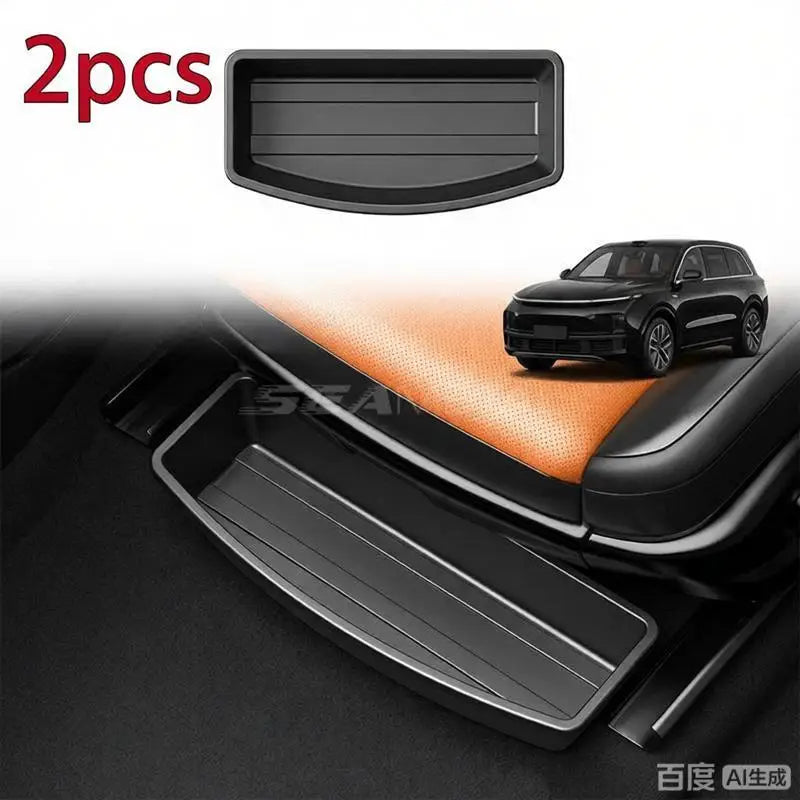BLALION Universal Car Under Seat Storage Box ABS Front Seat Drawer Organizer