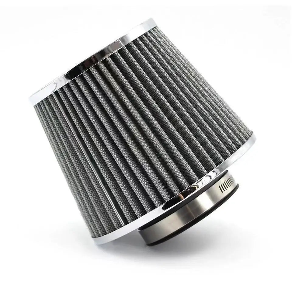 76mm 3-Inch Universal High Flow Cold Air Intake Filter Sport Mesh Cone Air Filter