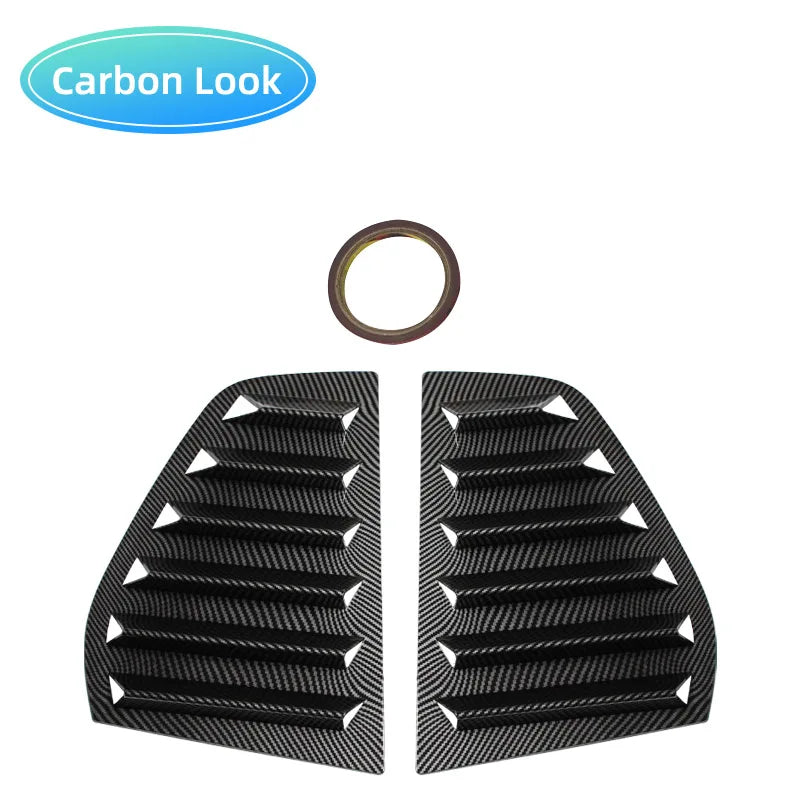 Rear Side Window Louver Spoiler for VW Golf MK5 MK6 MK7 MK7.5 2003–2020