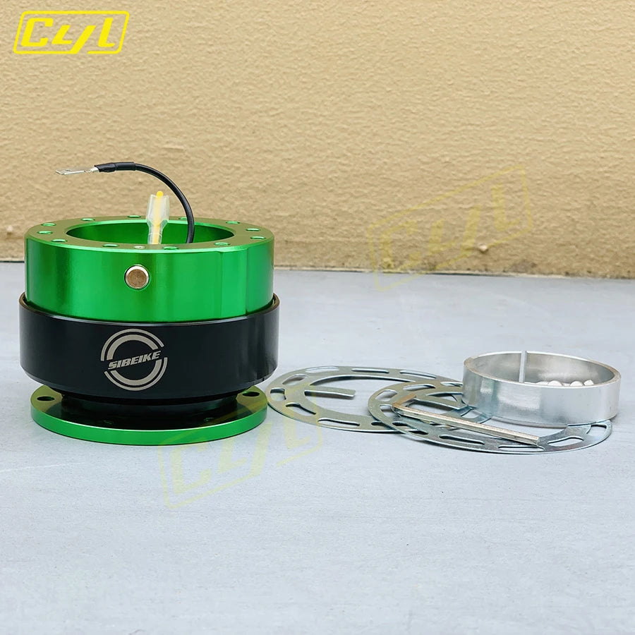 JDM Ding Sound Quick Release Steering Wheel Boss Kit Hub Adapter Universal Car