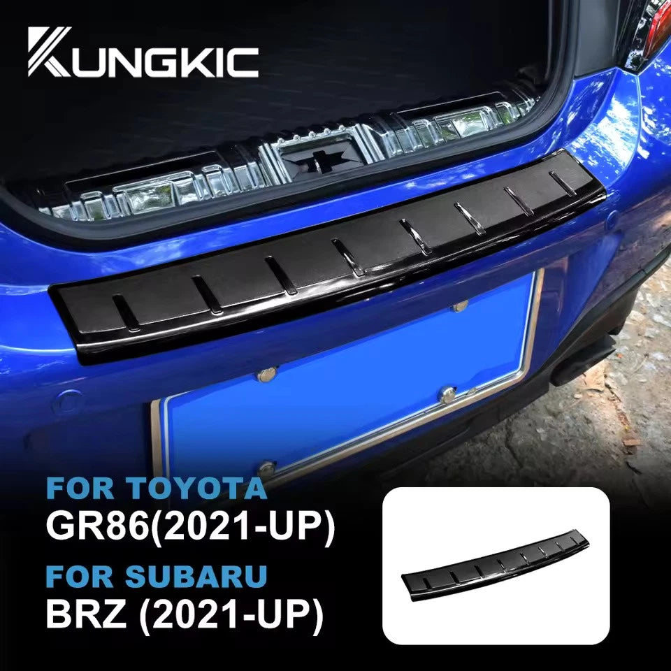 Protective Rear Bumper Cover Plate For Subaru BRZ Toyota GR86 2021 - 2025