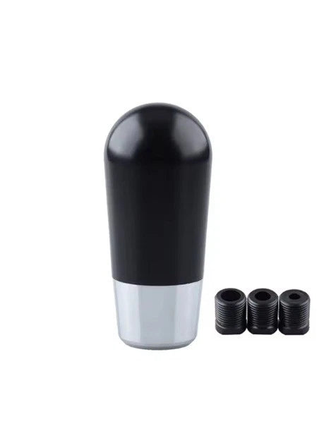 JDM Plain Clean Black or White Gear Knob M8x1.25, M10x1.25, M10x1.5 Universal
