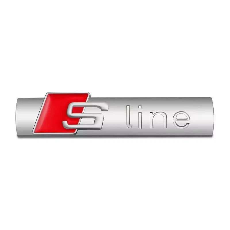 Front Grille S Line Emblem Badge Grill for A4 B6 B8 S1 S2 S3 S4 S5 S6 A1 A3 A6