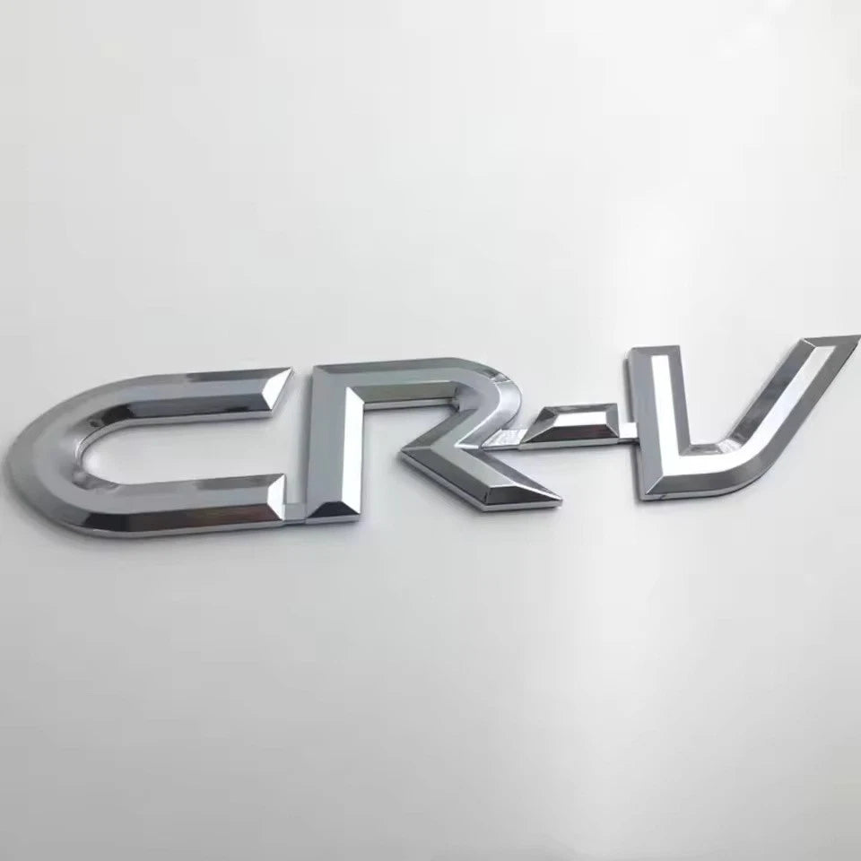 CR-V ABS Chrome Letter Emblem Rear Trunk & Fender Badge Sticker for Honda CRV