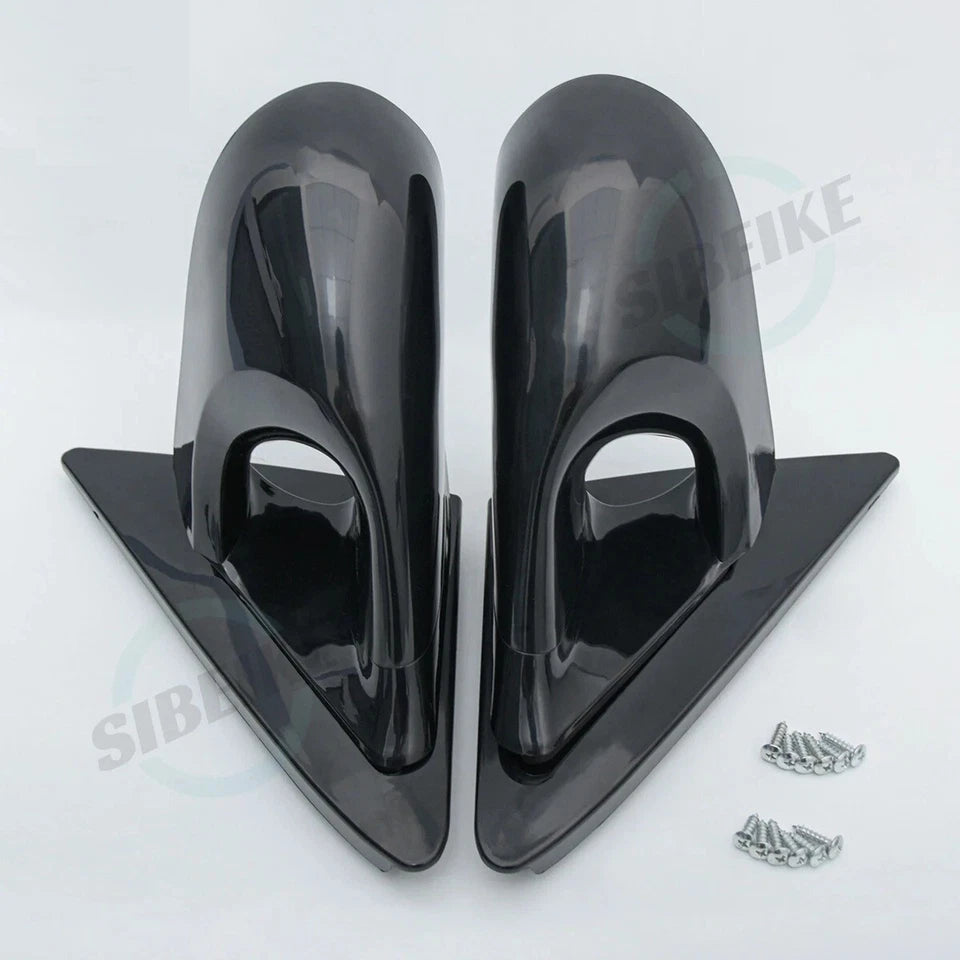 2 Pc Spoon Style Side Mirror for Honda CIVIC EG 4 Door 1992 - 1995 Gloss Black