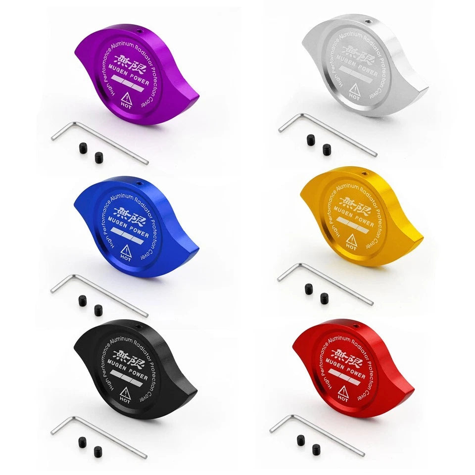 Mugen Honda Radiator Oil Cap Cover Black for Prelude Jazz City Odyssey S2000 EK