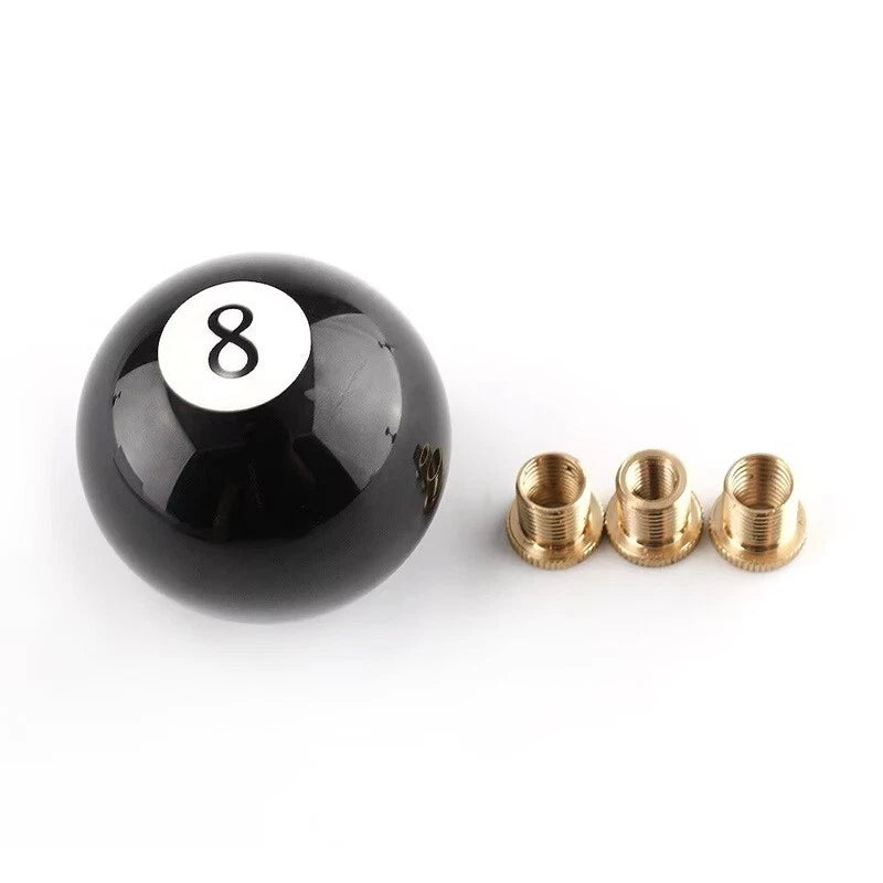 8 Cue Ballard Ball Gear Shift Knob for M12x1.25 M10x1.5 M10x1.25 M81.25 NEW