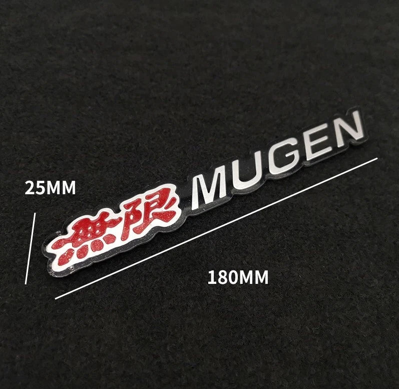 Mugen Honda Boot Badge Red Black Emblem S2000 Integra Jazz Odyssey Civic Accord
