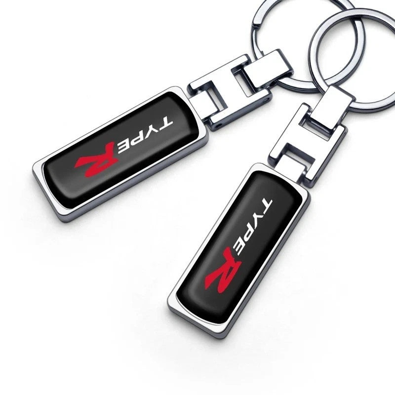 Classic Alloy Car Key Ring Chain Keyring Buckle for Honda Jazz Civic Accord City