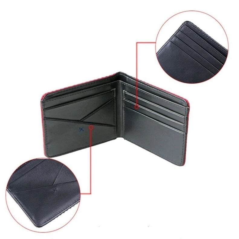 Bride Racing Canvas Wallet Men Boys Drift JDM for Skyline WRX EVO S15 S14 GTR EK