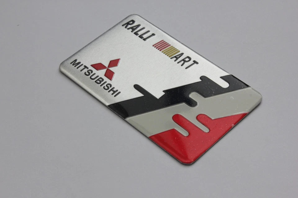 Ralliart Boot Fender Badge Emblem for Mitsubishi EVO Lancer FTO GT Triton