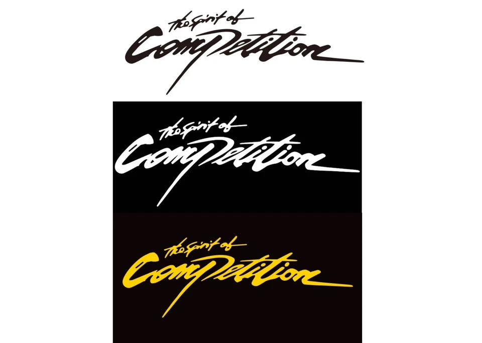 The Spirit of Competition Decal White for Mitsubishi Lancer EVO Ralliart Colt