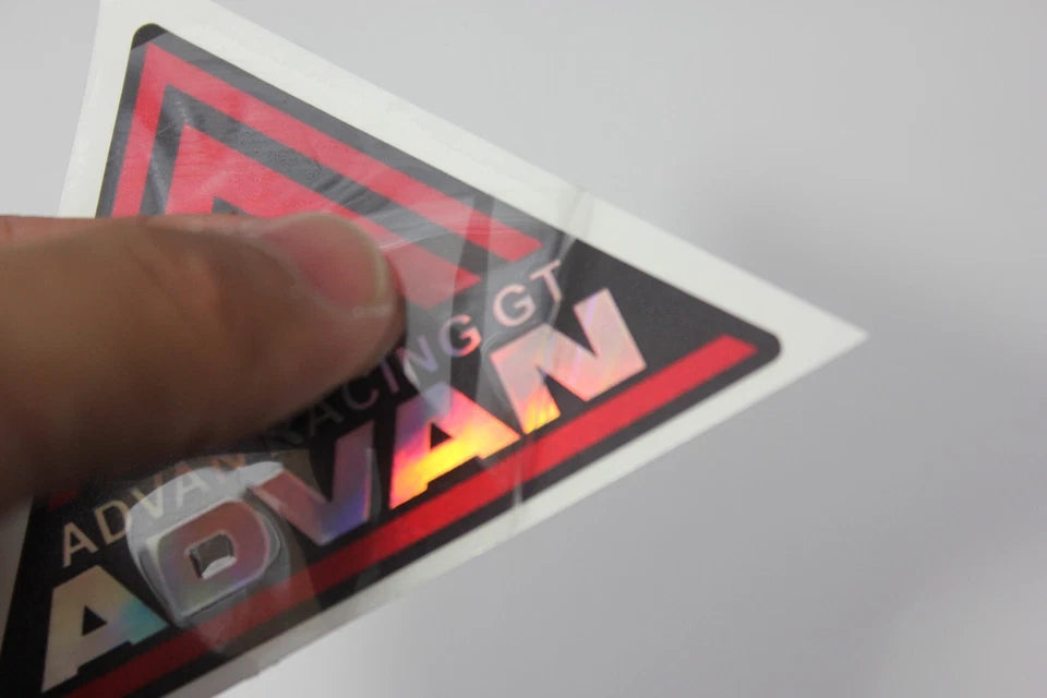Advan Racing GT Reflective Car Sticker Decal Vinyl Sticker 68mm x 85mm