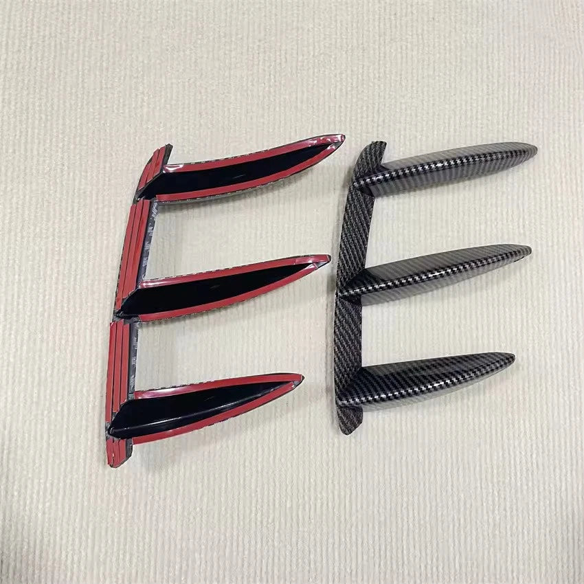 Rear Bumper Spoiler Air Vent Canard Splitter for Mercedes-Benz A Class W176-A45