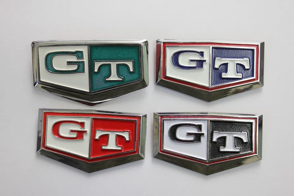 GT Side Fender Badge Black Emblem for Skyline R32 R33 R34 GTST GTT GT NEW AUS