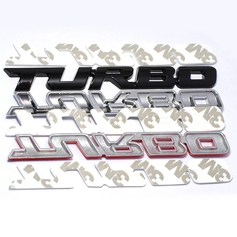 Ford Falcon Turbo Boot Badge Emblem Red Aluminium Ute AU BA BF FG FGX FPV XR6
