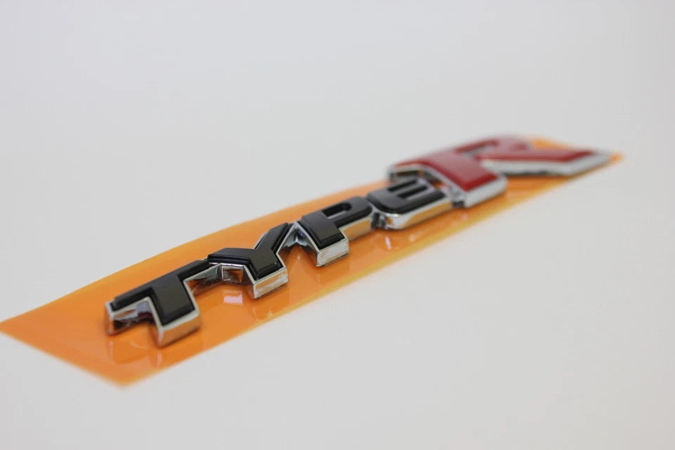 Honda Type R Boot Badge Emblem Chrome & Red 75717-SMT-E00 Integra Civic EK9 FL5