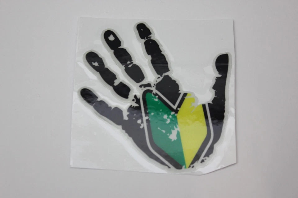 JDM Hand Print Decal Sticker for Toyota Nissan Subaru Nissan Mitsubishi Mazda