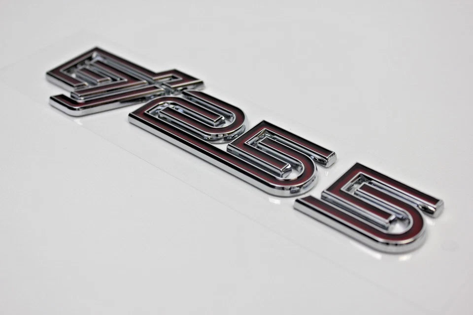 EJ255 Badge Emblem Silver Red for Subaru WRX Forester XT Legacy GT Outback Baja