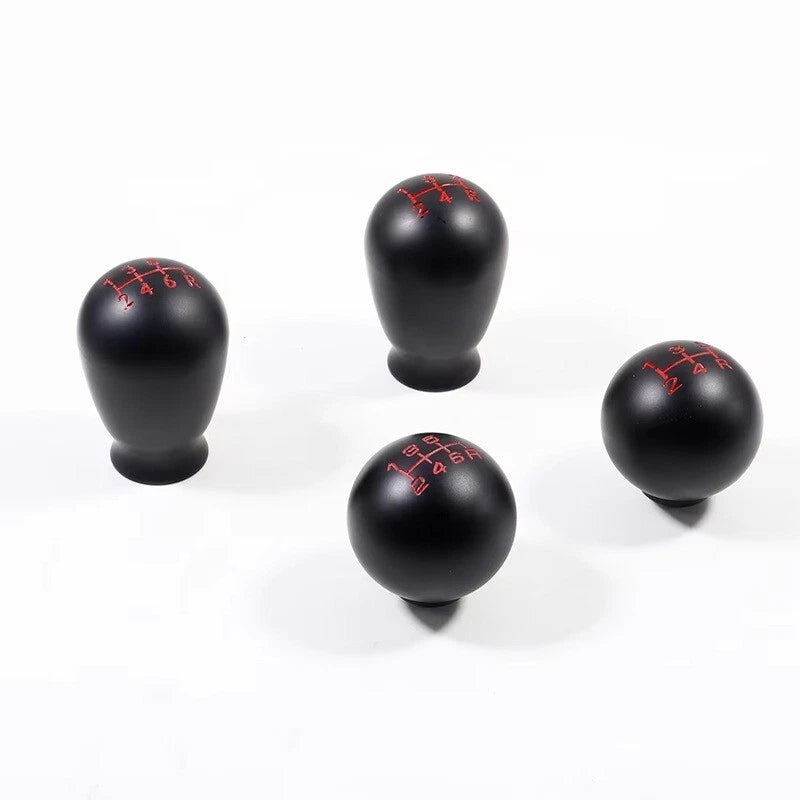 Black 5 / 6 Speed Aluminium Ball Gear Shift Knob for Honda Civic Jazz Accord