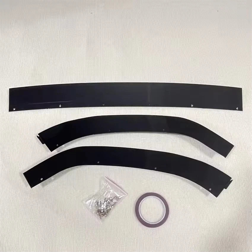3Pcs Front Lip Splitter Kit Gloss Black for Volkswagen Golf MK7.5 GTI 2017–20