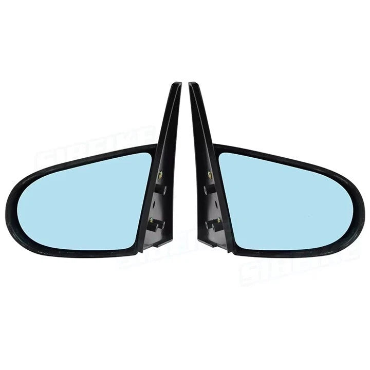 2 Pc Spoon Style Side Mirror for Honda CIVIC EG 3 Door 1992-1995 Gloss Black