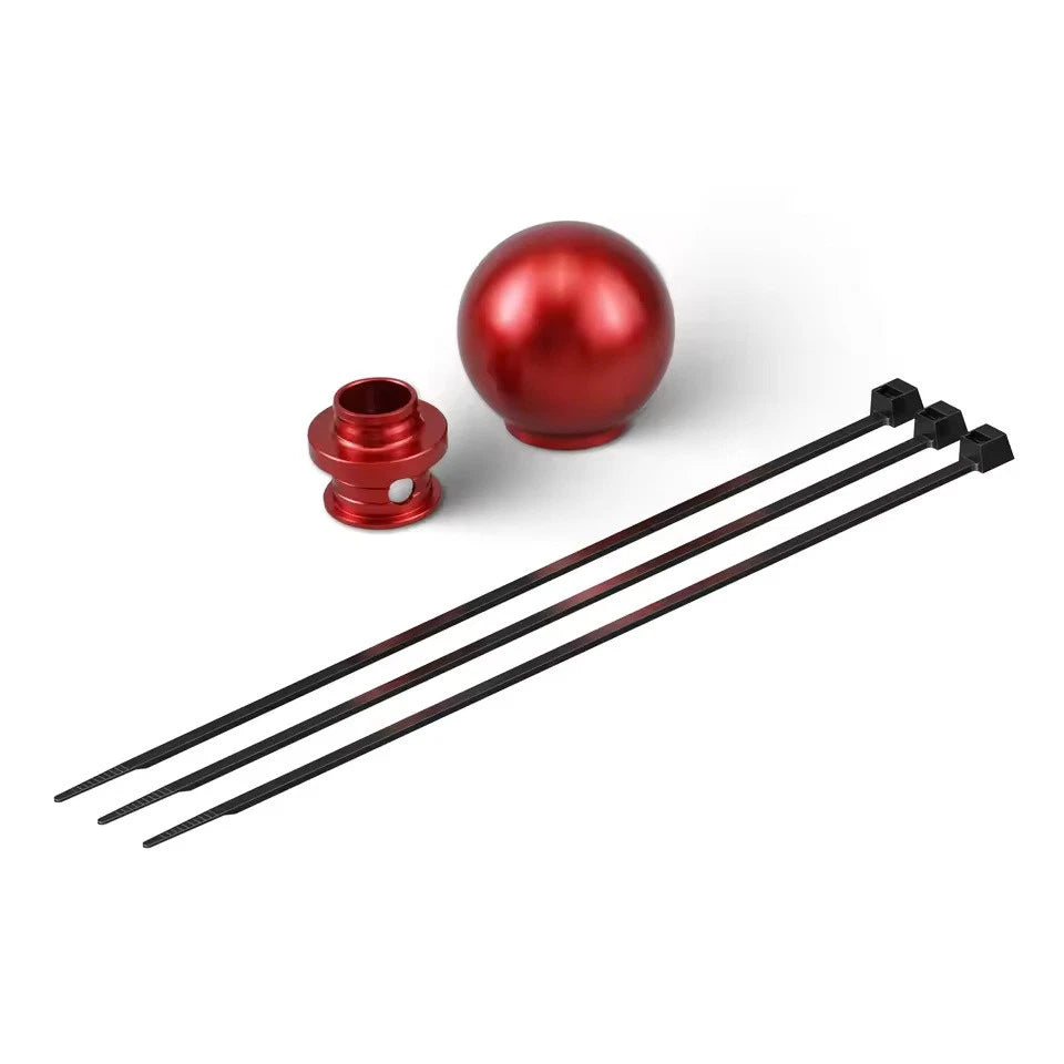 Ball Shift Knob with Gaiter Boot Adaptor M10x1.5 for Honda Jaff Accord Civic