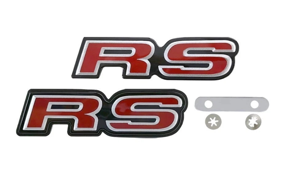 2 x RS Boot Grill Badge Emblem for Honda Civic FC FK Accord Jazz Odyssey